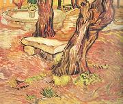 Vincent Van Gogh, The Stone Bench in the Garden of Saint-Paul Hospital (nn04)
